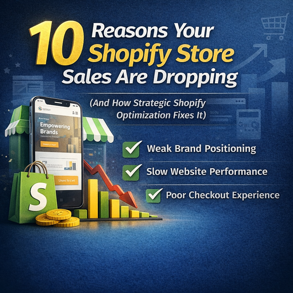 shopify optimization, improve shopify store, shopify website design, shopify store setup, ecommerce conversion optimization, shopify growth strategy