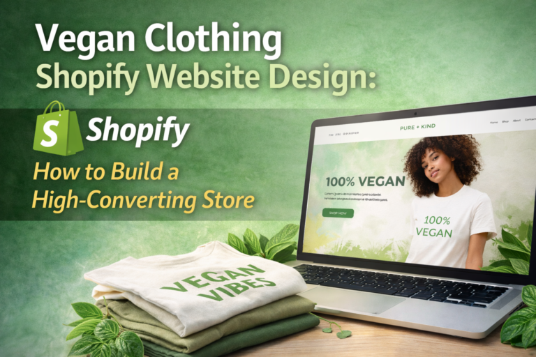 Learn how to build a high-converting vegan clothing Shopify website with strategic design, branding, and optimization for better sales and growth.