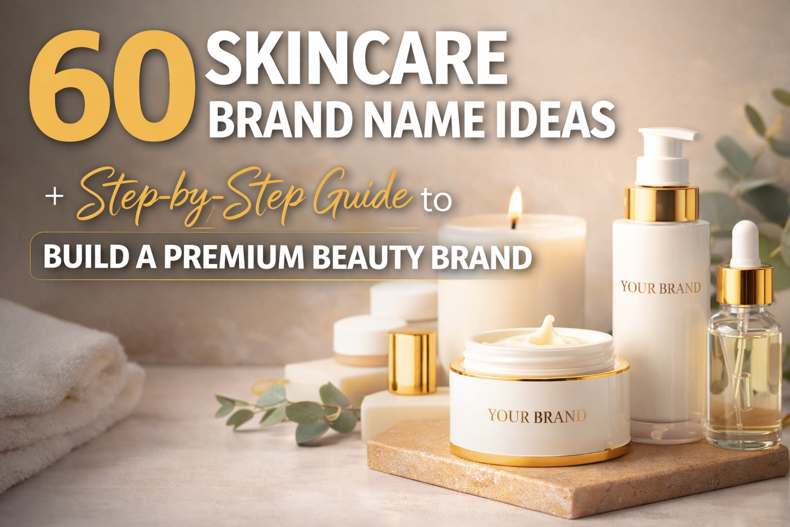 60 Skincare Brand Name Ideas + Step-by-Step Guide to Build a Premium Beauty Brand