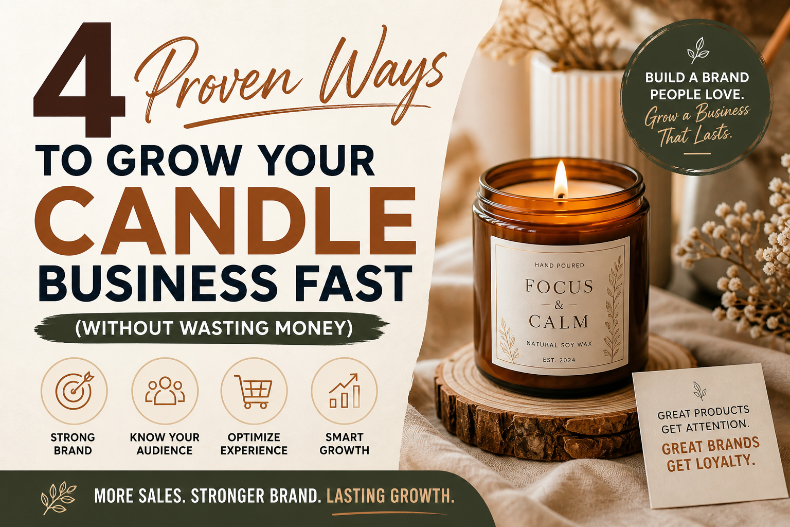 4 Proven Ways to Grow Your Candle Business Fast (Without Wasting Money)