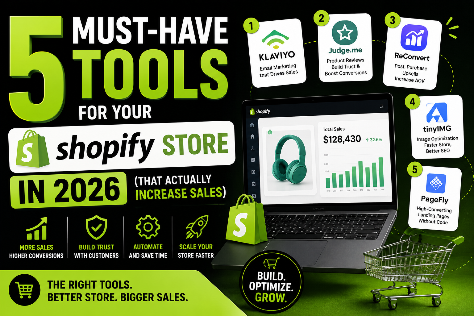5 Must-Have Tools for Your Shopify Store in 2026 (That Actually Increase Sales)